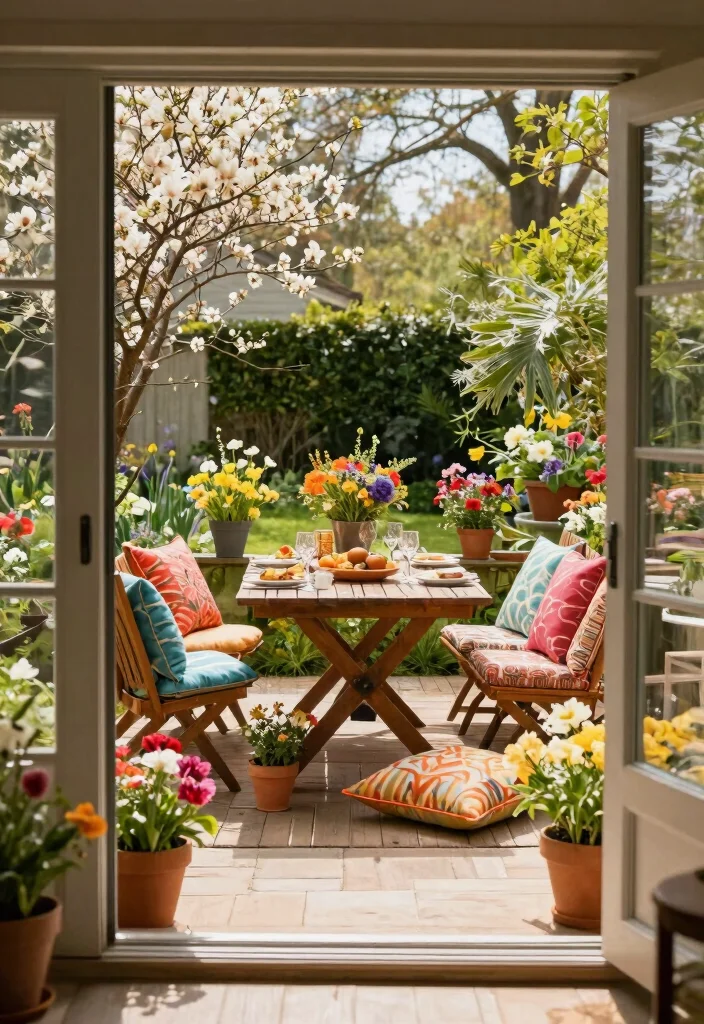 12 Bifold Doors Onto Patio Ideas That Bring the Outdoors In - 12. Seasonal Outdoor Decor Ideas 1