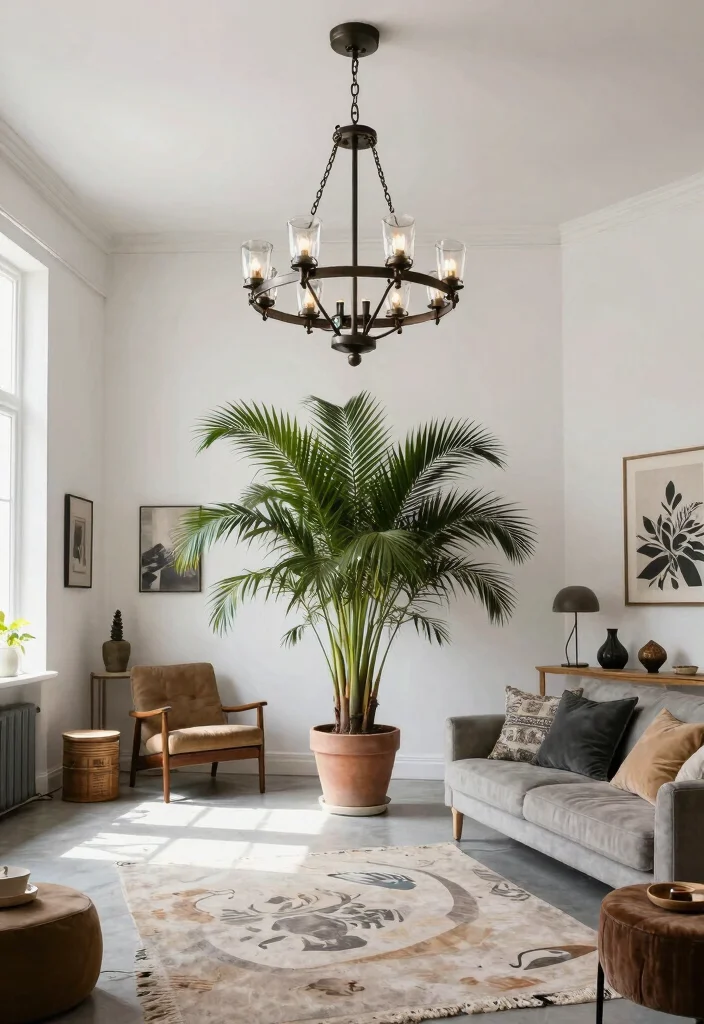 12 Ceiling Hanging Light Concepts That Convert From Existing Fixtures - 10. Statement Fixtures for Bold Statements 1