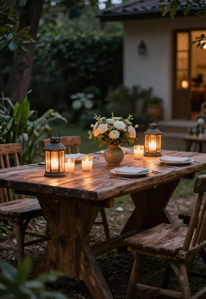 12 Farmhouse Light Fixtures on a Budget That Look Anything But Cheap - 11. Tabletop Lanterns 1