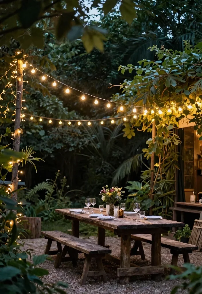 12 Farmhouse Light Fixtures on a Budget That Look Anything But Cheap - 8. Vintage-Style String Lights 1