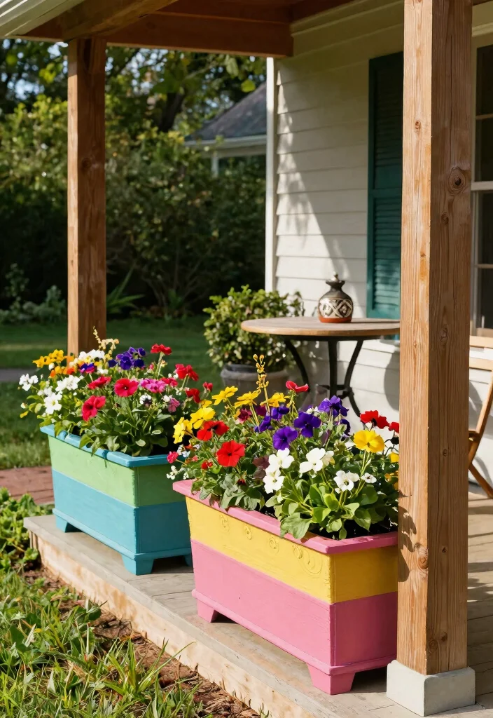 12 Front Porch Post Concepts That Boost Curb Appeal on a Budget - 11. Decorative Planter Boxes 1