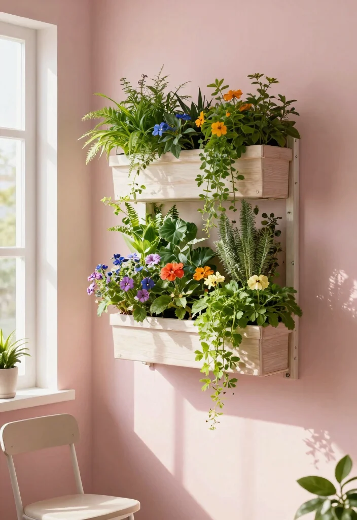 12 Indoor Plant Stand Ideas That Fit in Corners and Small Spaces - 12. Vertical Garden Planters 1