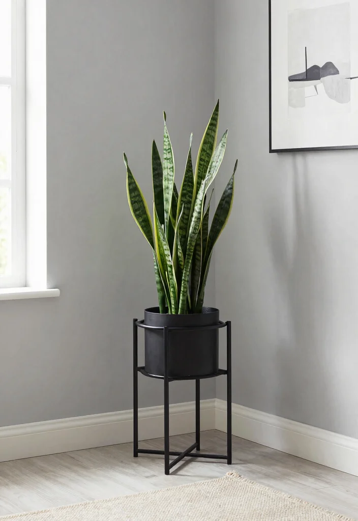 12 Indoor Plant Stand Ideas That Fit in Corners and Small Spaces - 9. Minimalist Plant Stands 1