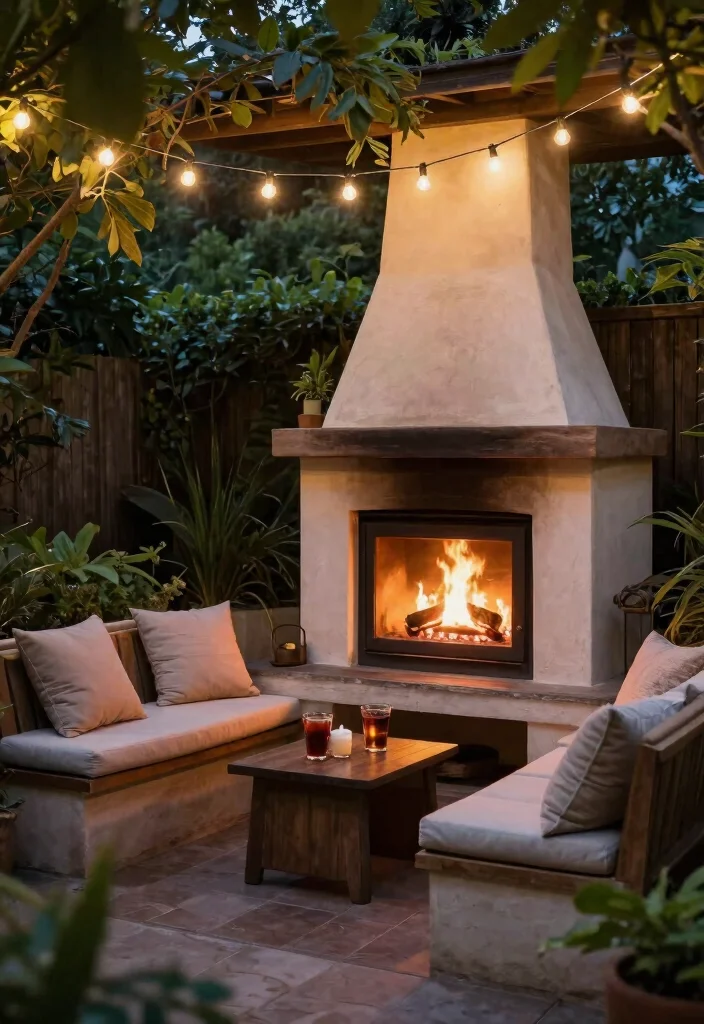 12 Outdoor Chimney Fireplace Ideas That Work Without a Full Rebuild - 11. Build a Cozy Nook 1