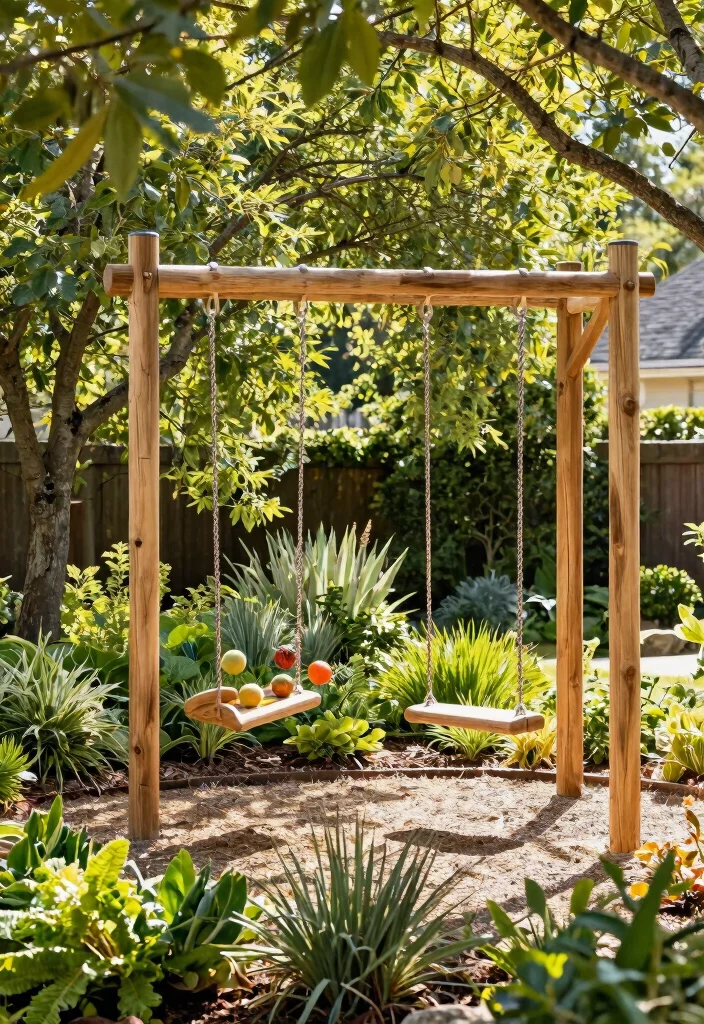 14 Backyard Monkey Bars That Fit in Small Yards - 10. Eco-Friendly Monkey Bars 1