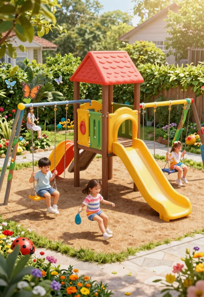 14 Backyard Monkey Bars That Fit in Small Yards - 5. Multi-Functional Play Set 1