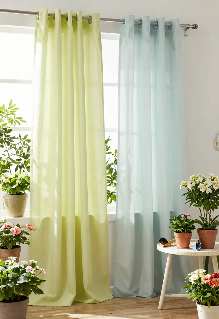 14 Ceiling Curtain Track Ideas That Hide the Hardware Completely - 14. Seasonal Swaps for Fresh Looks 1