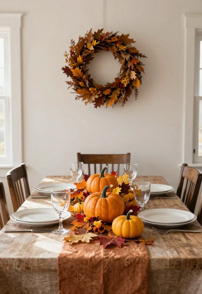14 Farmhouse Dining Room Design Ideas on a Budget - 6. Seasonal Decor Swaps 1