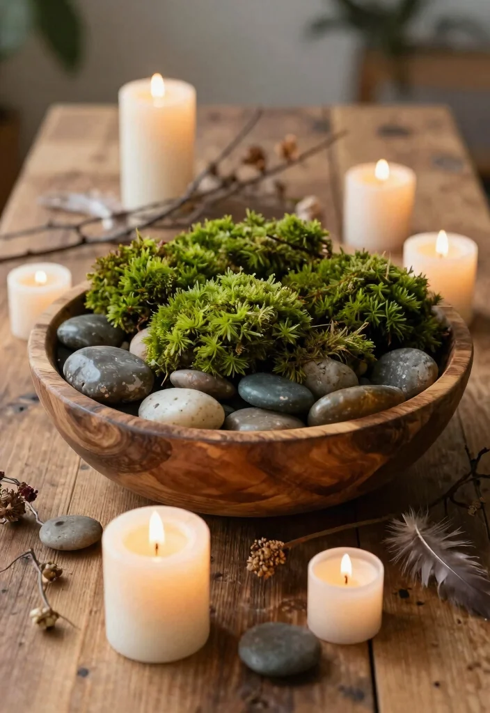 14 Farmhouse Easter Decor Ideas That Don't Scream Easter Bunny - 2. Earthy Centerpieces 1