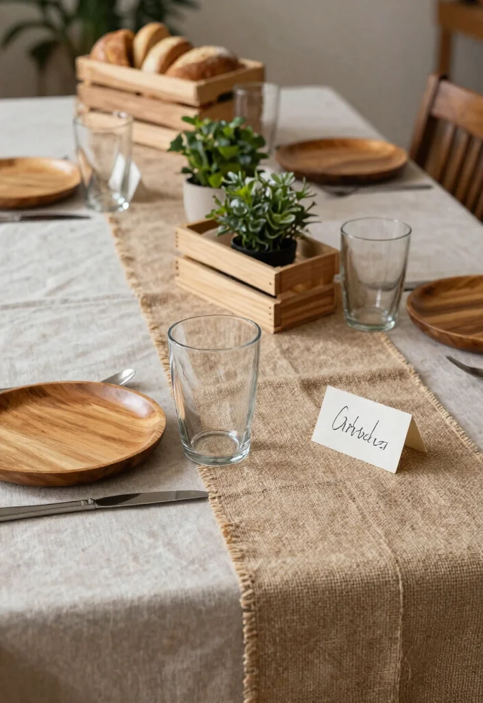 14 Farmhouse Easter Decor Ideas That Don't Scream Easter Bunny - 3. Rustic Table Settings 1