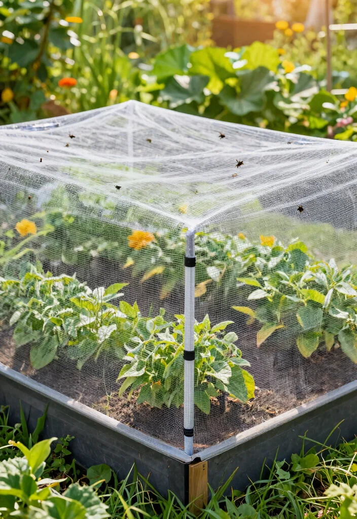 14 Garden Covers for Raised Beds That Protect Plants Year-Round - 3. Mesh Netting for Pest Control 1