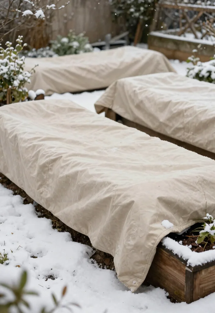 14 Garden Covers for Raised Beds That Protect Plants Year-Round - 5. Fabric Plant Blankets for Winter Protection 1