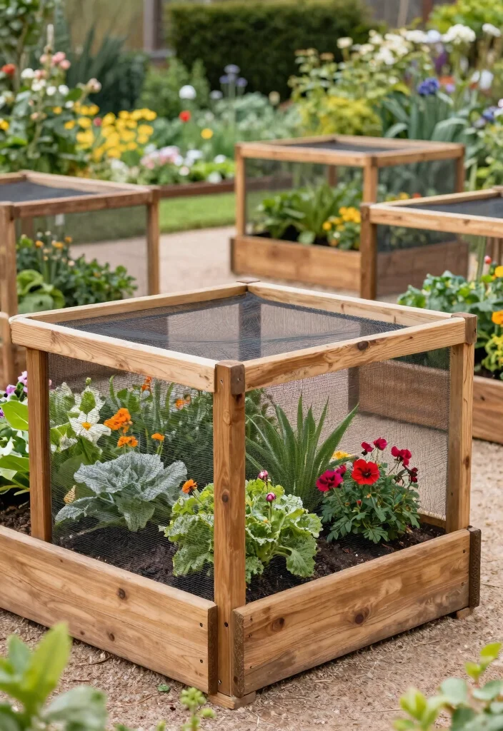 14 Garden Covers for Raised Beds That Protect Plants Year-Round - 7. Wooden Frame Covers for Aesthetic Appeal 1