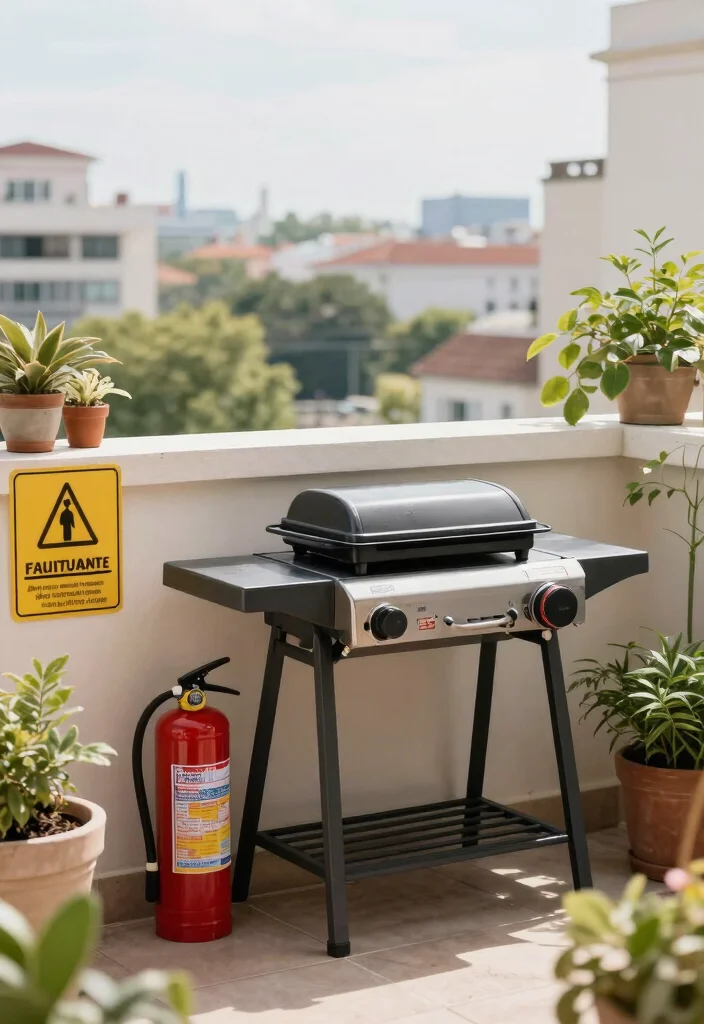 14 Grill for Balcony Ideas That Don't Violate Fire Codes - 11. Safety First: Complying with Fire Codes 1