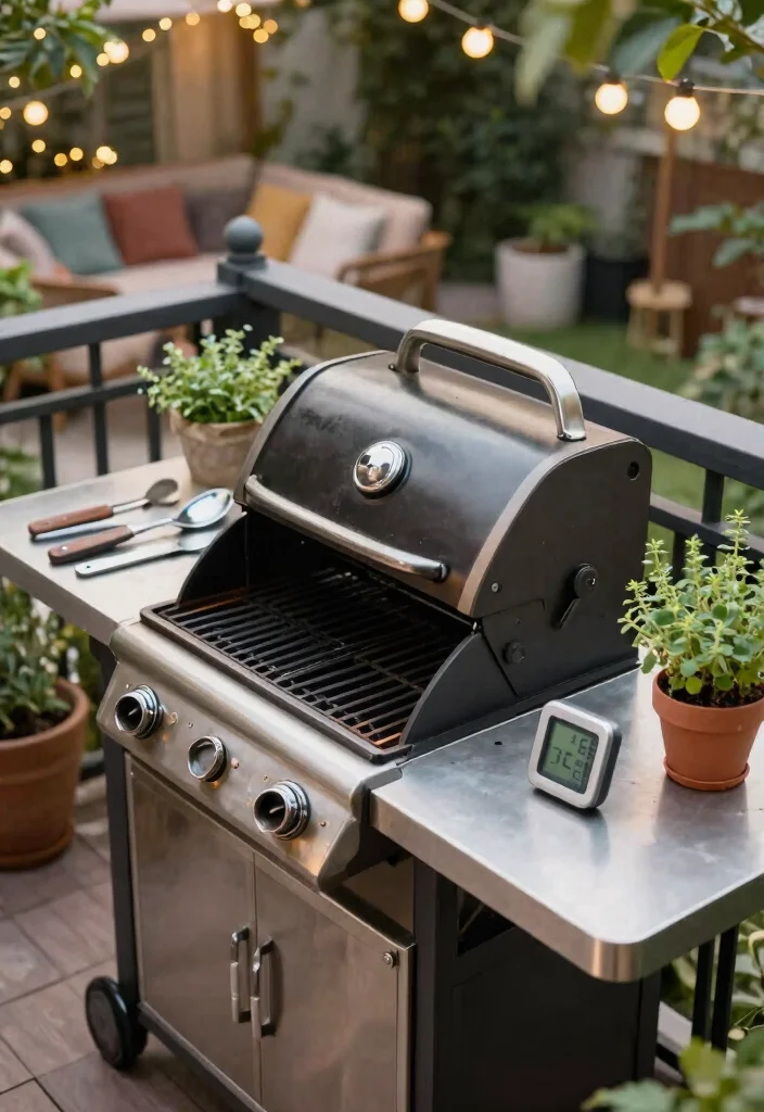 14 Grill for Balcony Ideas That Don't Violate Fire Codes - 9. Grill Accessories for Enhanced Cooking Experience 1