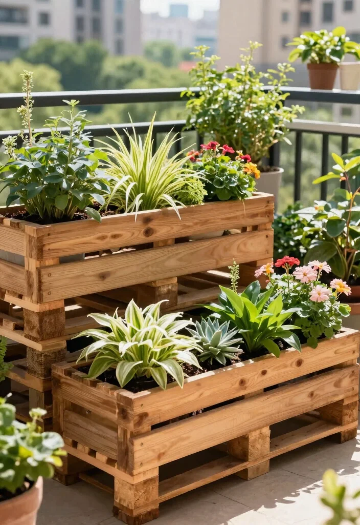 14 Repurposed Planter Ideas From Things You Already Own - 13. Pallet Planter Boxes 1