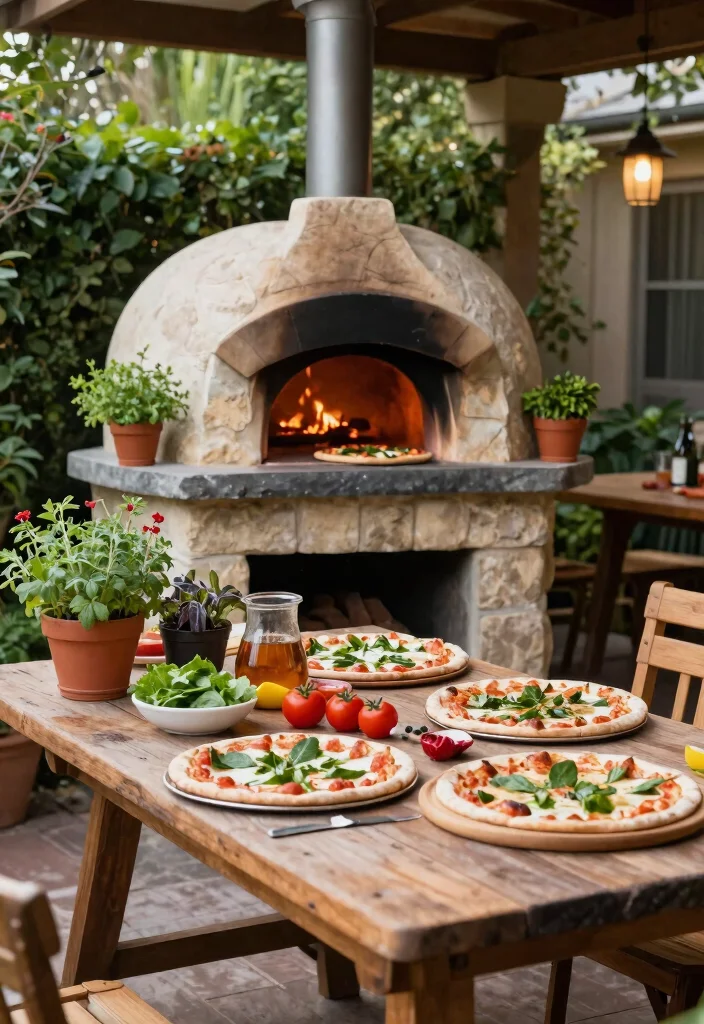 14 Small Outdoor Kitchen Concepts That Don't Require a Full Build-Out - 5. Compact Outdoor Pizza Oven 1
