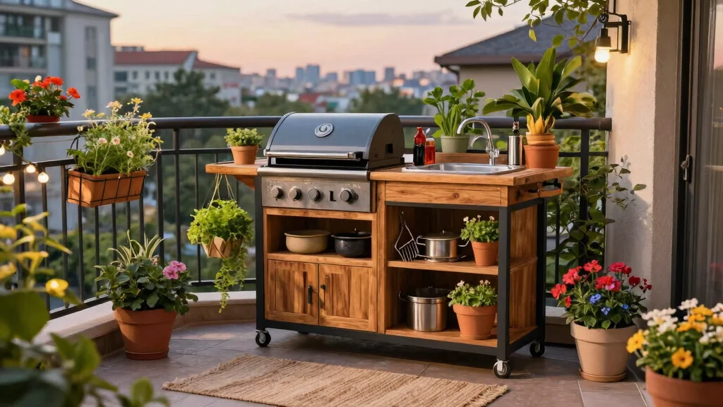 14 Small Outdoor Kitchen Concepts That Don't Require a Full Build-Out