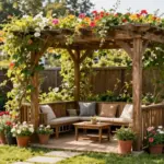 15 Corner Pergola Ideas That Make Use of Wasted Yard Space