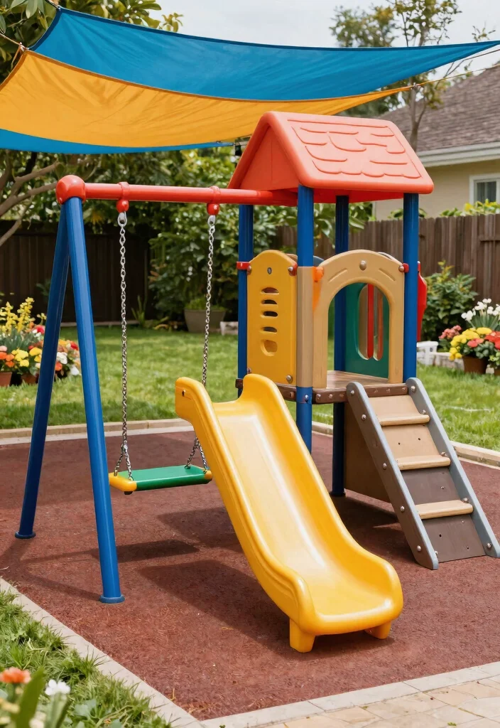 15 Kids Backyard Playground Ideas That Fit Small Yards Safely - 2. Compact Swing Set 1