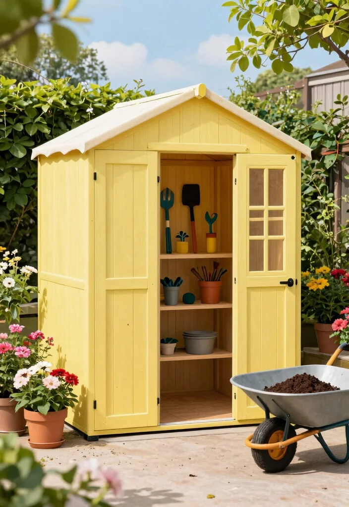 15 Outdoor Storage Sheds That Don't Need a Foundation or Permit - 10. Portable Canvas Shed 1