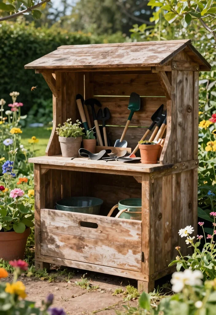 15 Outdoor Storage Sheds That Don't Need a Foundation or Permit - 11. Wooden Box Shed 1