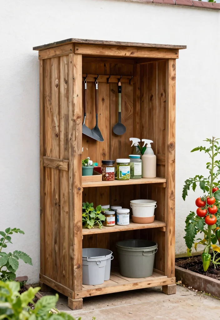 15 Outdoor Storage Sheds That Don't Need a Foundation or Permit - 5. Vertical Storage Shed 1
