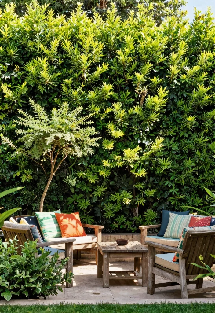 15 Patio Railing Ideas That Add Privacy Without Blocking Light - 10. Living Fences 1