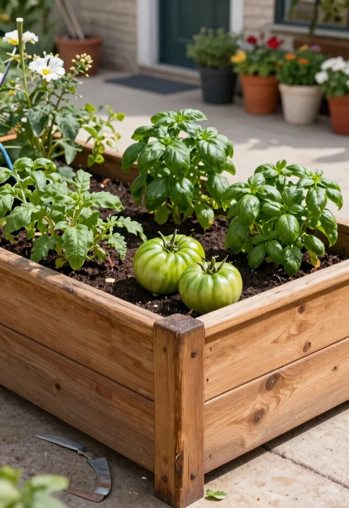 15 Raised Garden Beds With Fence That Keep Out Rabbits and Deer - 1. Classic Wooden Raised Bed with a Sturdy Fence 1