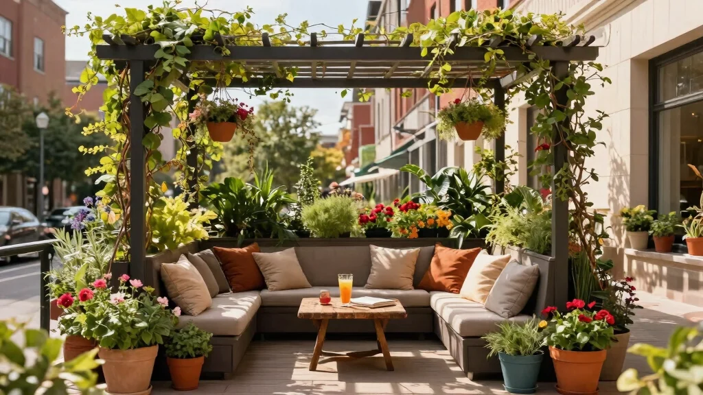 15 Terrasse mit Pergola Ideen für Schatten und Privatsphäre