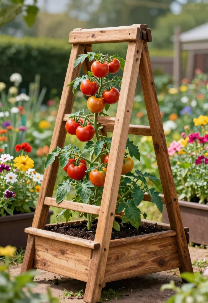 15 Tomato Planter Ideas That Support Heavy Vines Without Tipping - 13. A-frame Planters 1