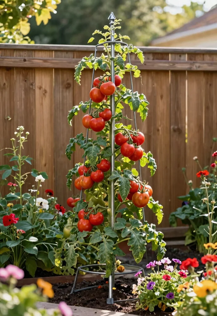 15 Tomato Planter Ideas That Support Heavy Vines Without Tipping - 5. Columnar Tomato Towers 1