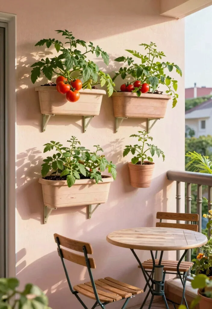 15 Tomato Planter Ideas That Support Heavy Vines Without Tipping - 6. Wall-Mounted Planters 1