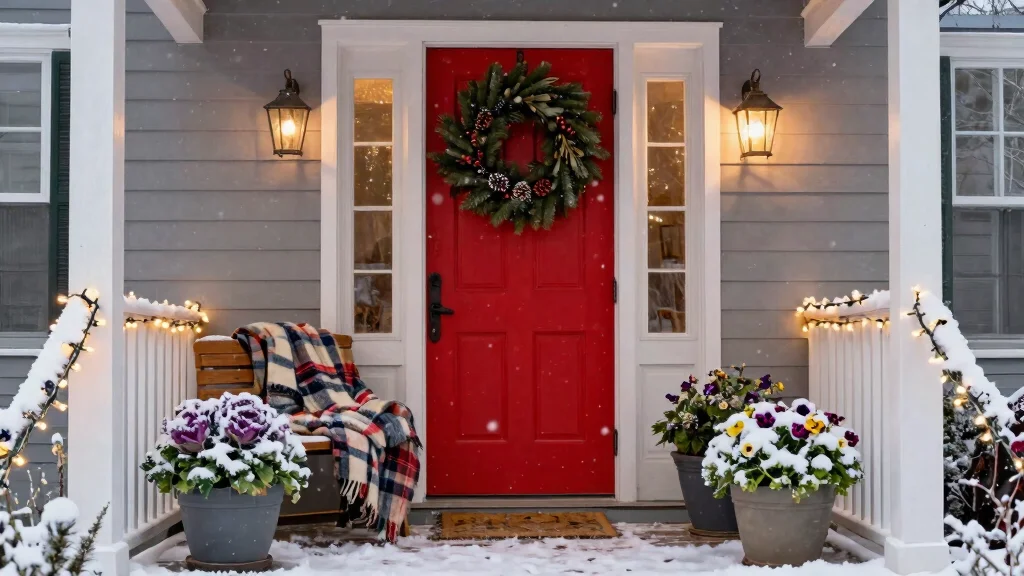 18 Winter Porch Decor Ideas That Survive Snow and Freezing Temps